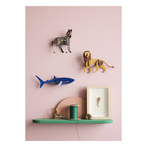 Studio Roof - Wanddekoration Hai | Marineblau