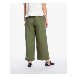 Matona - Leinenhose | Olive