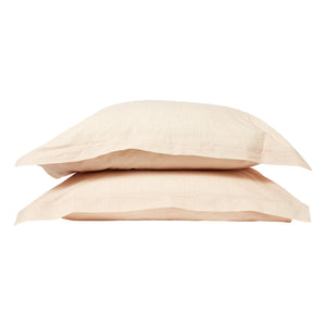 Scarlette Ateliers - Grace Handwoven Cotton Pillowcases - Set of 2 | Red