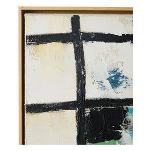 HKliving - Framed abstract painting | Beige