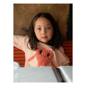 Mini Rodini - Sweat Heart Organik Pamuk | Açık Pembe