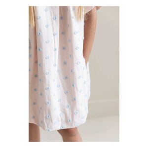 Jenest - Bella Pois Coton Bio Ballonkleid | Hellrosa