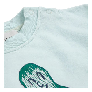Bobo Choses - Mr. Pickles Organic Cotton Baby Sweatshirt | Light Blue