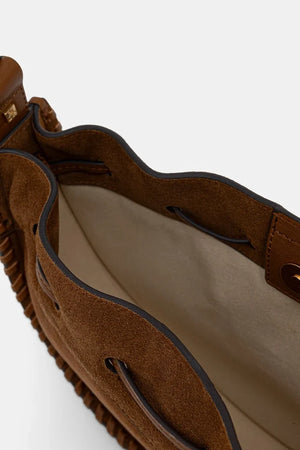 Marc O'Polo kadın süet crossbody çanta