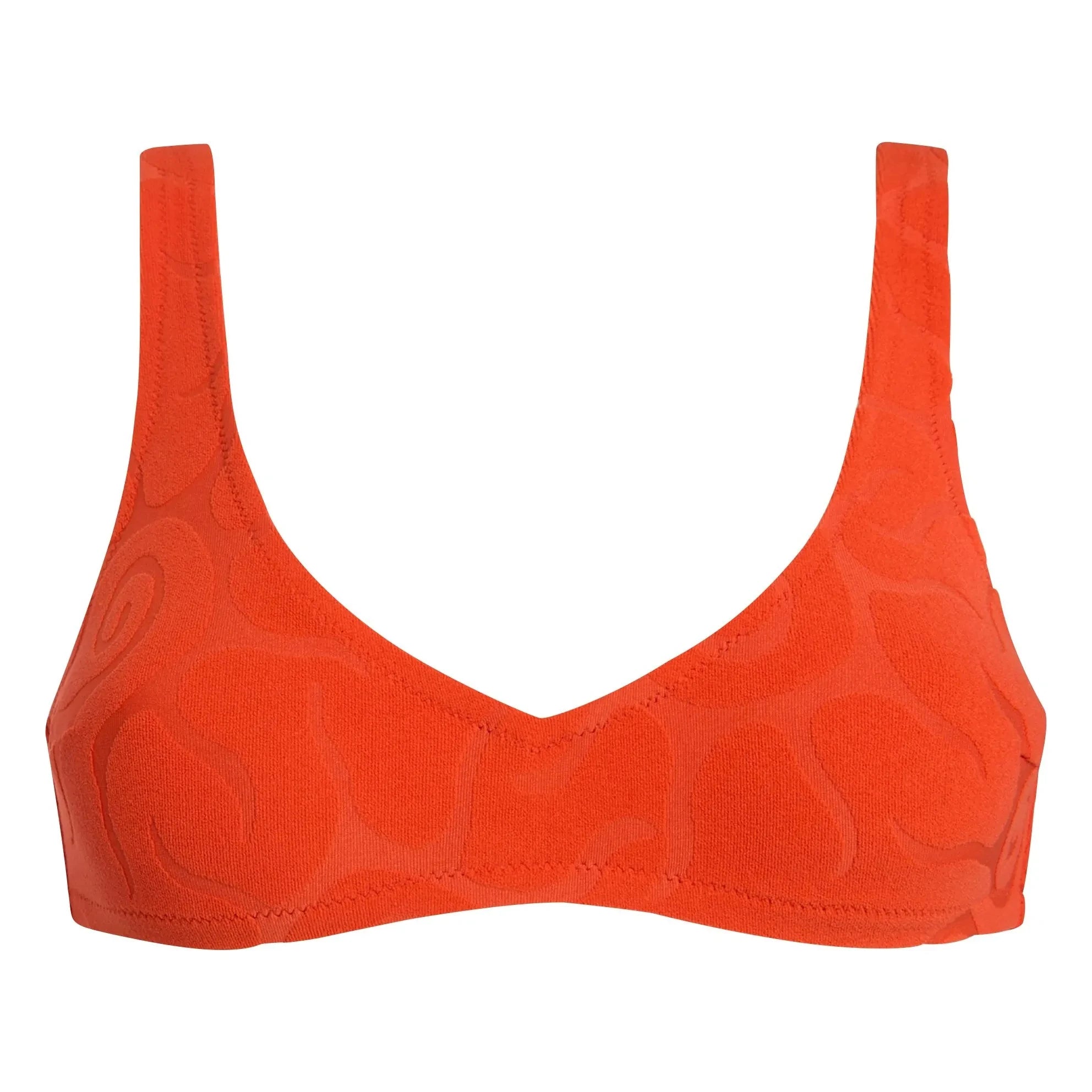 OAS - Sunero Roccia Textured Jersey Top | Red