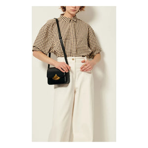 Sessùn - Florentina Cotton Checkered Shirt | Sand