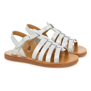 Pom d'Api - Plagette Askılı Sandaletler | Gümüş