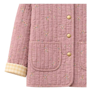 Lililotte - Valentina Fleurie Organic Cotton Jacket | Dust Pink