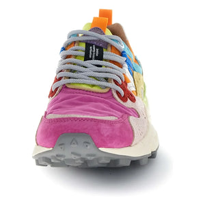 Flower Mountain - Yamano 3 Wildleder- und Nylon-Sneaker | Himbeere