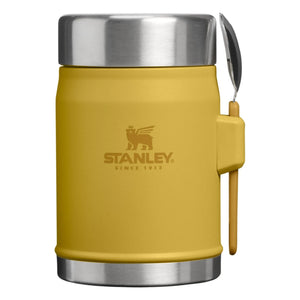 Stanley 1913 - Efsanevi termal beslenme kabı, kaşık/çatal ile 0.4 L | Hardal