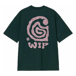Carhartt WIP - Helix organik pamuk tişört | Koyu yeşil