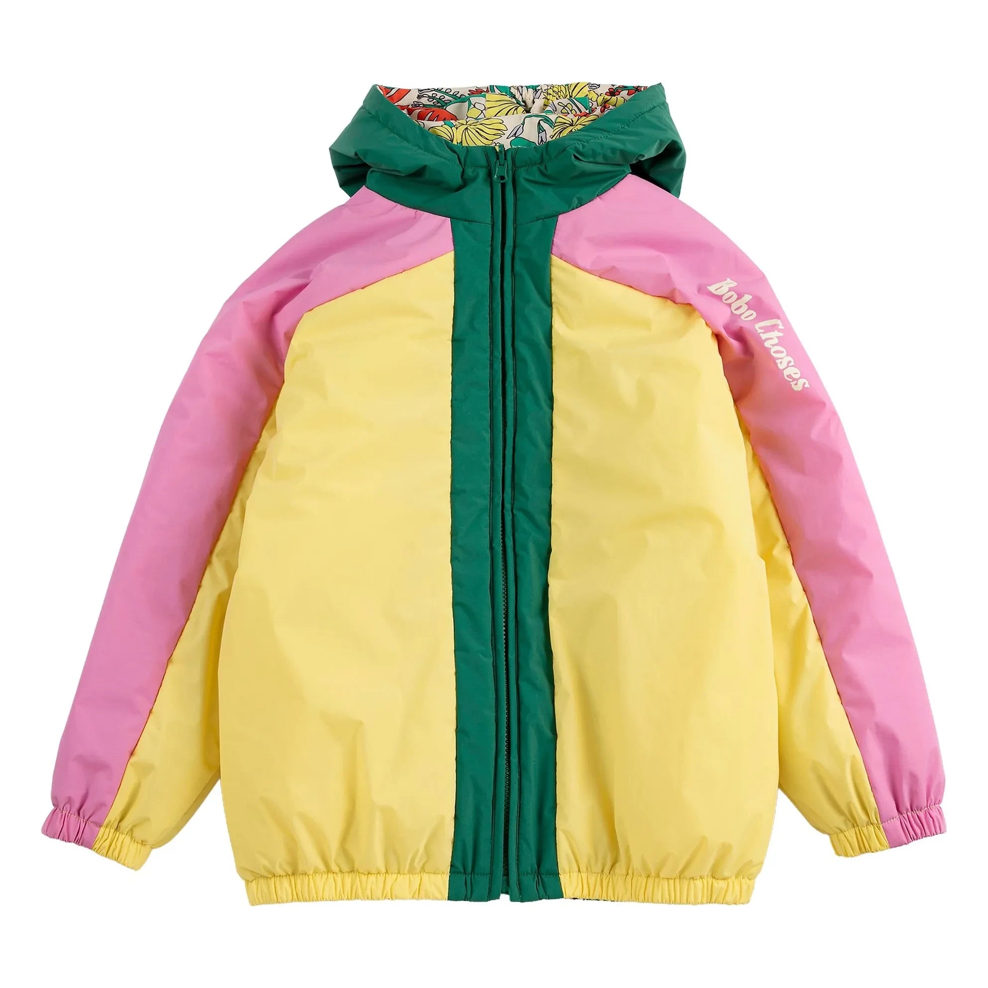 Bobo Choses - Farbblock Wendejacke aus recycelter Faser | Gelb