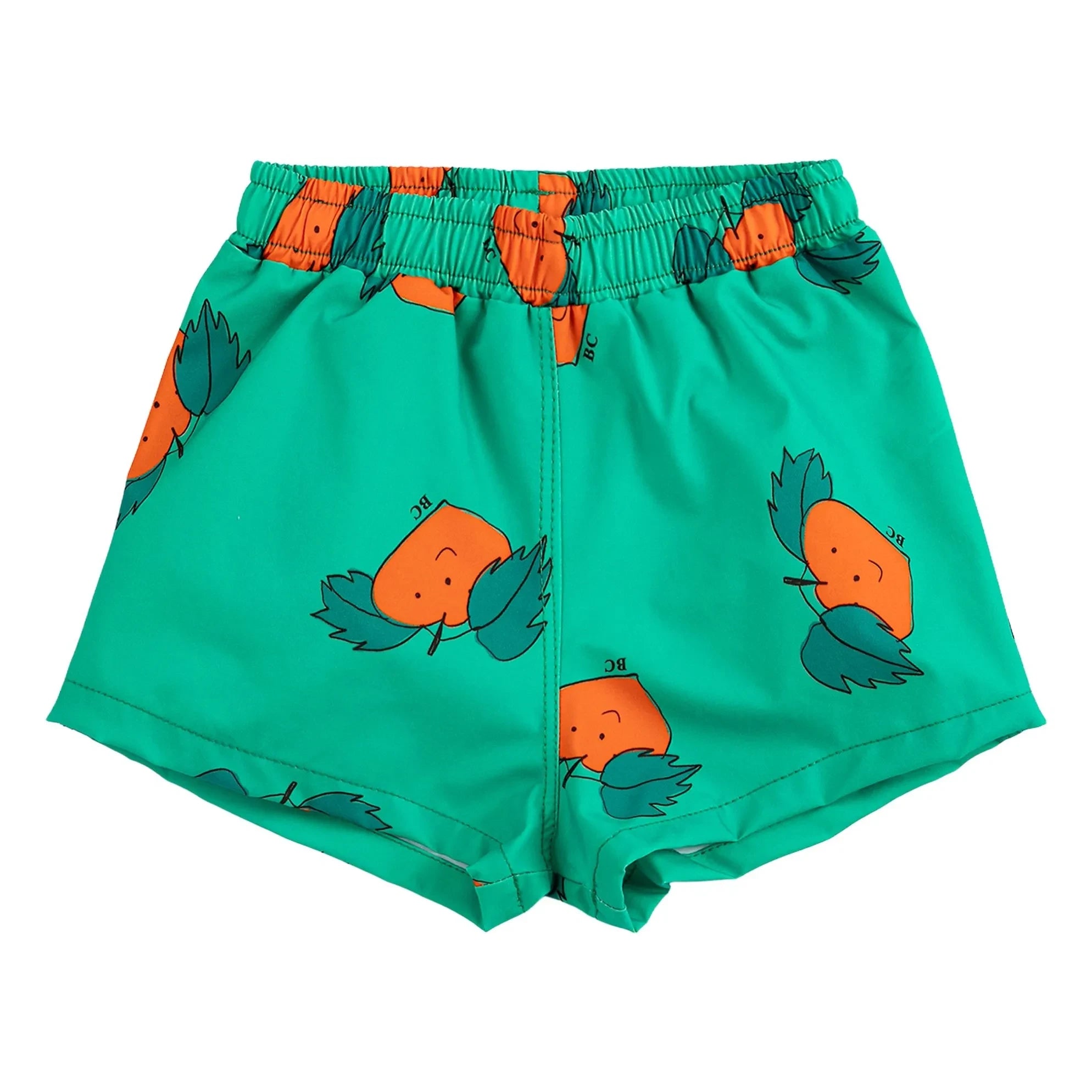 Bobo Choses - Orange Baby-Badeshorts | Grün