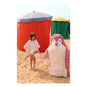 Louise Misha - Badeponcho Mael aus Bio-Baumwolle | Ecru