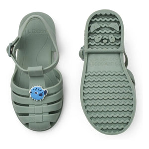 Liewood - Bre Charms Poisson-Globe Sandaletler | Haki