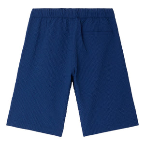 Bonpoint - Short Ethan Carreaux Recycled Fiber | Indigo Blue