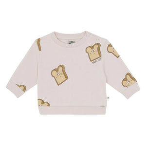 Bonton - Pembe Smily Bread Sweatshirt