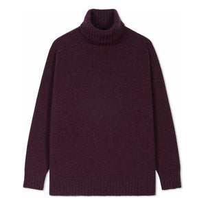 Bompard - Kaschmir Hammerärmel Rollkragenpullover | Berry