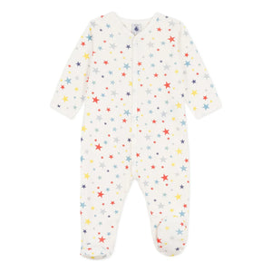 Petit Bateau - Dors Bien Etoiles Pijama | Beyaz