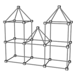 Sarbakane - Castor Playhouse Building Set - 111 Pieces