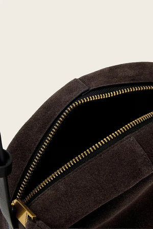 AllSaints ROSALIE kadın süet crossbody çanta