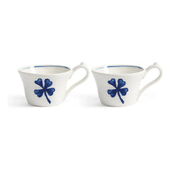 &Klevering - Anouk Porzellantassen - 2er Set | Blau