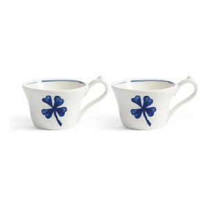 &Klevering - Anouk Porzellantassen - 2er Set | Blau