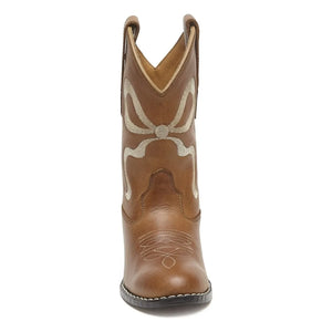 Bootstock - Santiags Bow Deri | Kahverengi