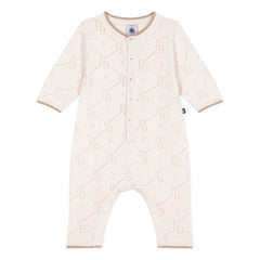 Petit Bateau - Organik Pamuk PB Ajurlu Tulum | Ekru