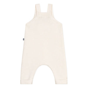 Petit Bateau - Wool Knit Overalls | Ecru