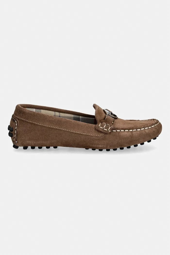 Barbour kadın süet mokasen Laire