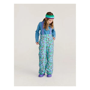 Bobo Choses - Flowery Geri Dönüştürülmüş Elyaf Kayak Pantolonu | Turkuaz