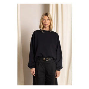 Smallable Woman - Bria органik pamuklu sweatshirt | Siyah