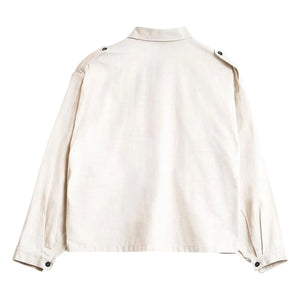 Wooden Store - Militär-Overshirt | Creme