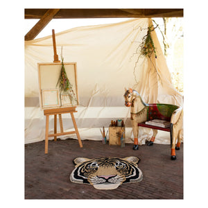 Doing Goods - Rajah Tigerkopf-Teppich | Sand