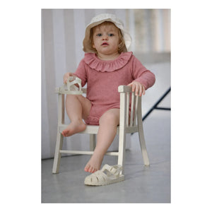 Lililotte - Pointelle Body Alma Organik Pamuk | Pembe
