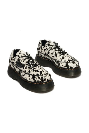 Dr. Martens Kadın Deri Ayakkabı Half Buzz 5i 5 Eye Dalmatian