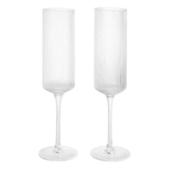 Ferm Living - Ripple Flütler - 2’li Set