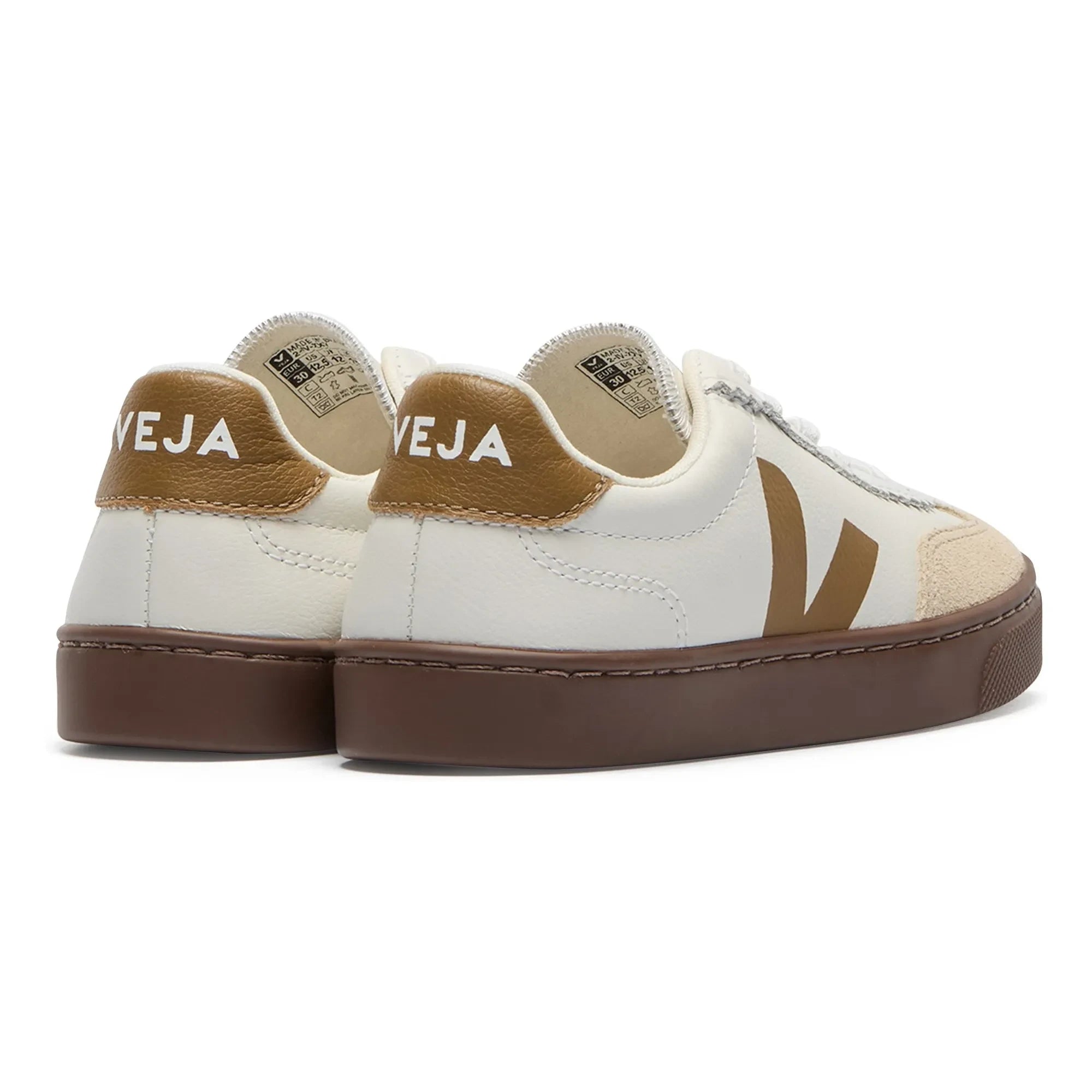 Veja - O.T. Elastic Lace Leather Volley Sneakers | Brown