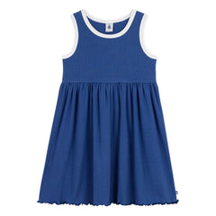 Petit Bateau - Fitilli elbise | Koyu Mavi