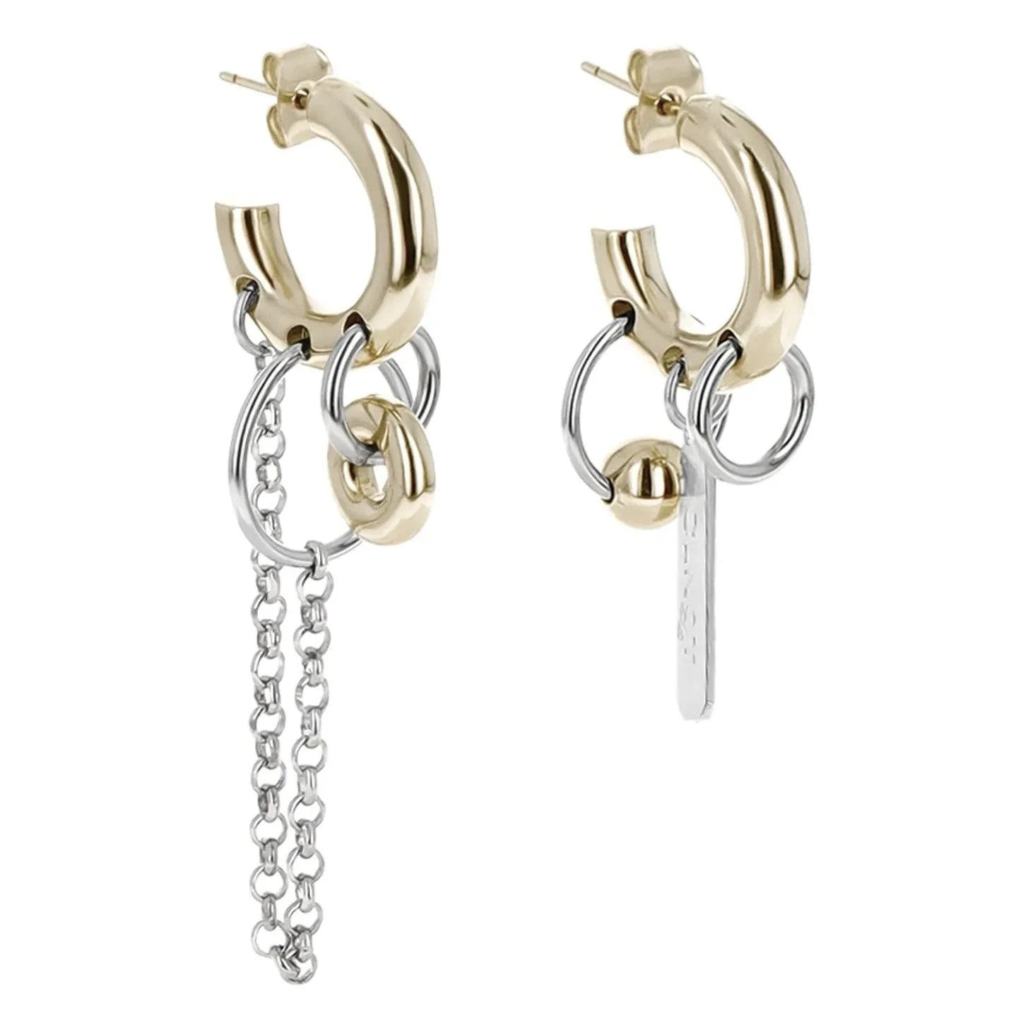Justine Clenquet - Irvin Ohrringe | Gold/Silber