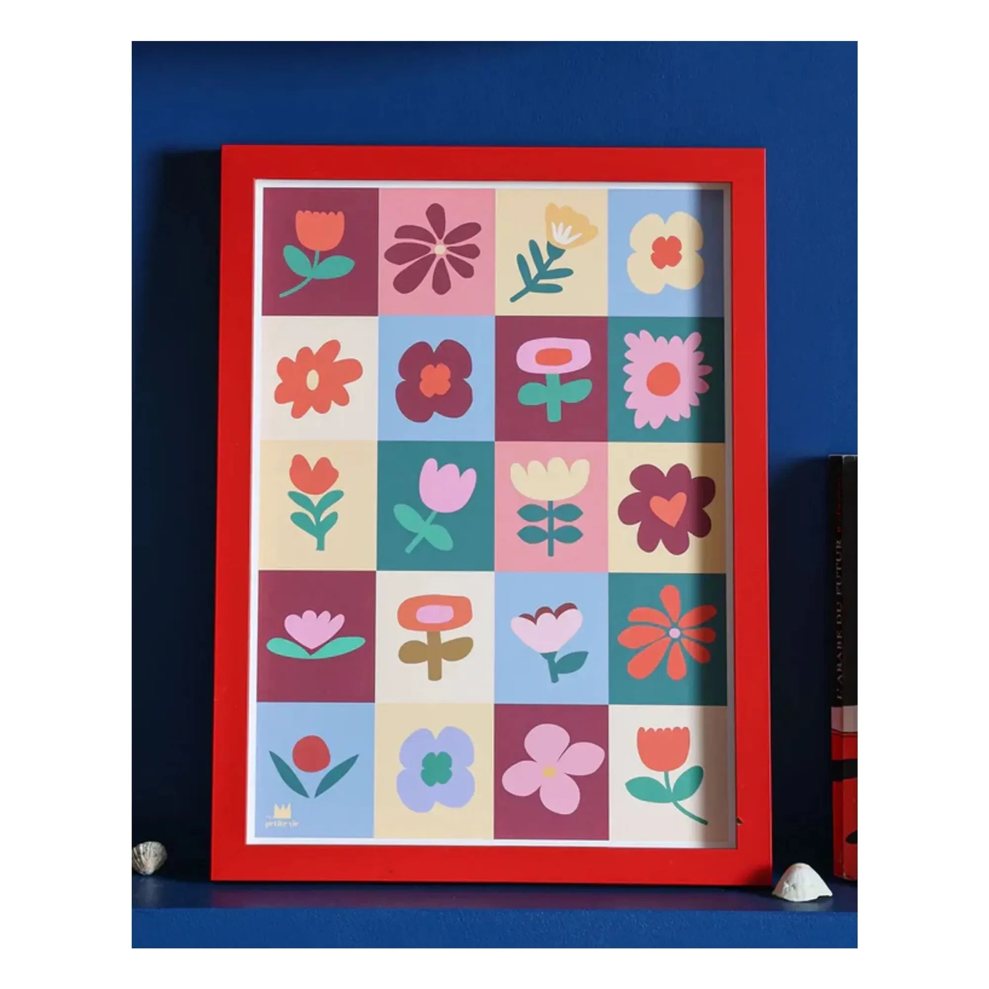 Ma petite vie - Poster Çiçekli Patchwork
