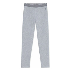 Petit Bateau – Elastische Jeggings | Grau meliert
