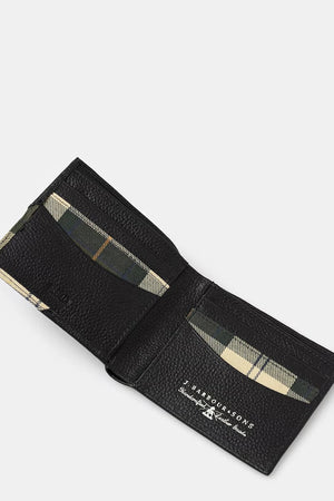 Barbour RFID erkek deri cüzdan Tarbert