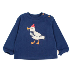 Búho - Seagull Tişört Organik pamuk | Lacivert