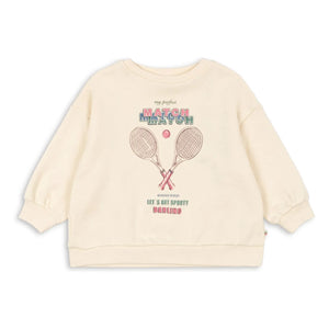 Konges Sløjd - Loupy Match Organic Cotton Sweatshirt | Cream