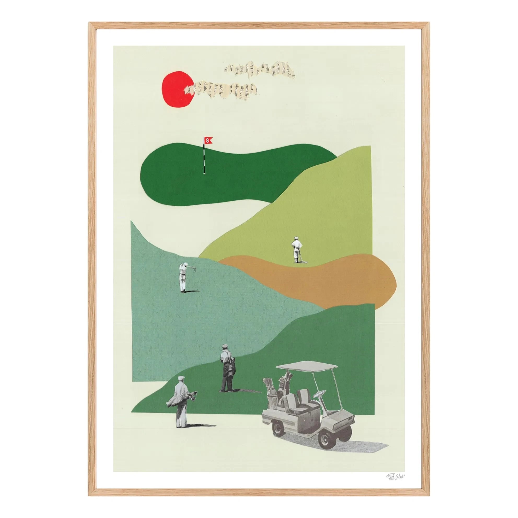 Ciel Glue - Fairway poster | Yeşil