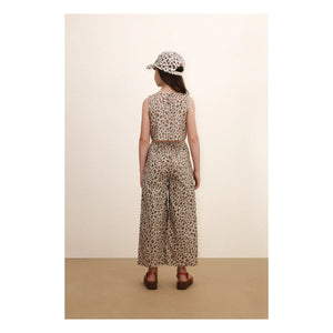 Tinycottons - Leopar şapka | Beyaz