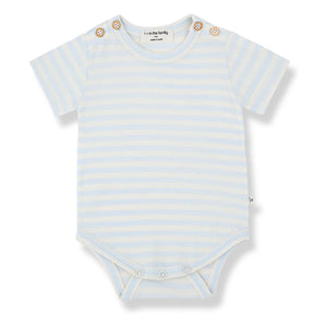 1+ in the family - Body Eloi Striped | Light Blue