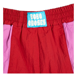 Bobo Choses - Kurze Farbblock-Shorts | Rot